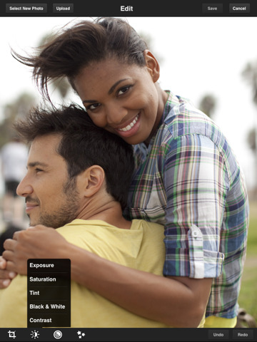 Adobe's Photoshop Express-ipad