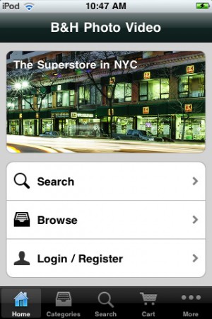 B&H’s Video and Photo App