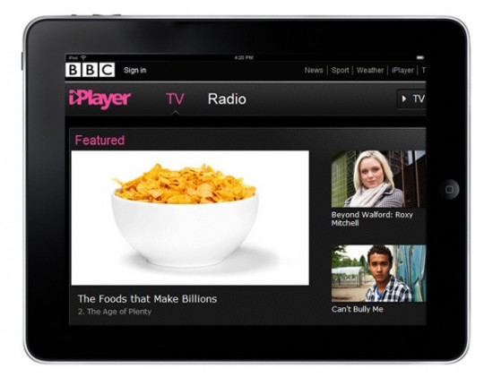 BBC iPlayer for iPad BBC iPlayer for iPad