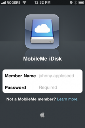 MobileMe iDisk