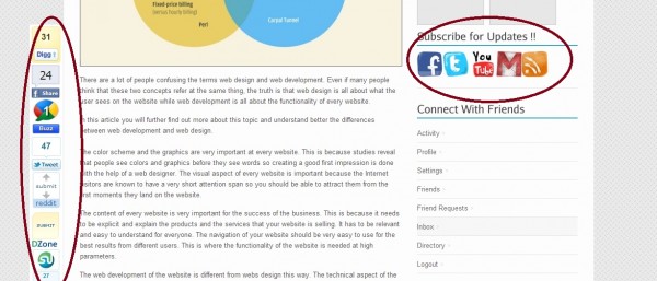 socialmedia integration