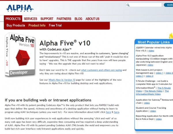 A Review of Alpha Five v10 Developer