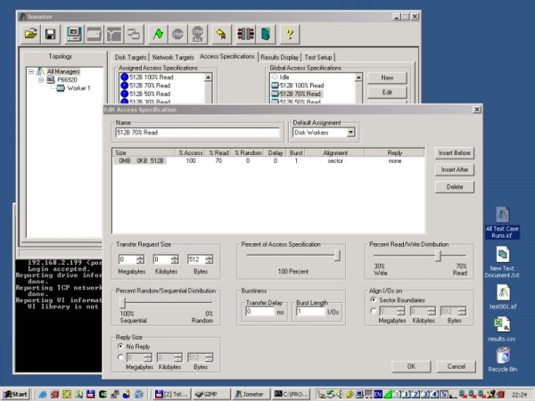 Input Output Testing with Iometer Input Output Testing with Iometer