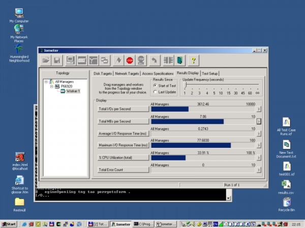 Input Output Testing with Iometer Input Output Testing with Iometer