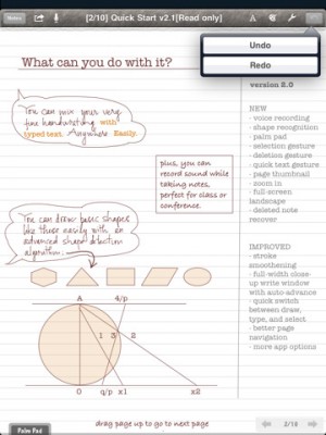 Notes Plus for the iPad