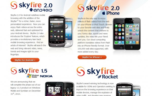 The Best Mobile Browsing with Skyfire 1.5