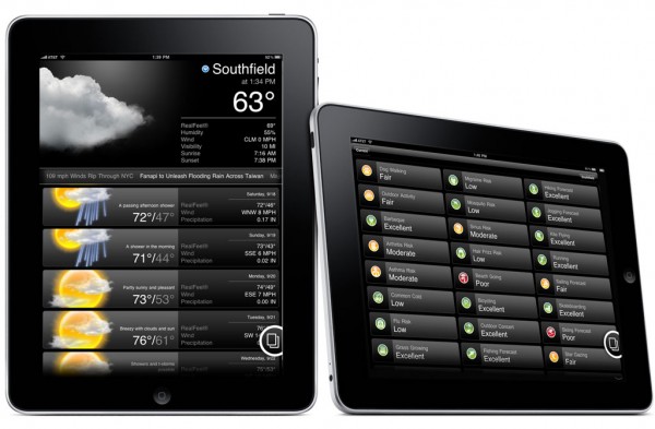 ACCU WEATHER for iPad ACCU WEATHER for iPad