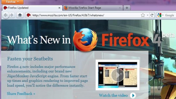 Firefox 4 Beta 7