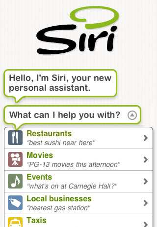 Personal Assistant for You-Siri App in Your Mobile