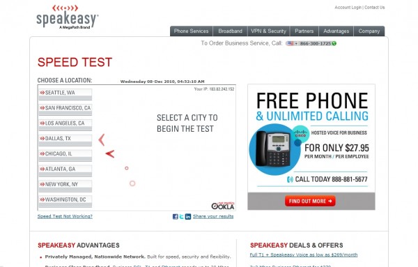 SpeakEasy Will Tell You Exactly How Fast Your Data Connection Is SpeakEasy Will Tell You Exactly How Fast Your Data Connection Is