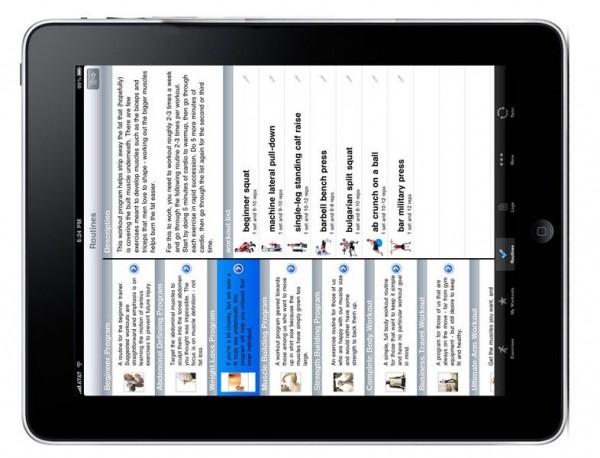A Great Workout Application For iPad Is the iFitness HD