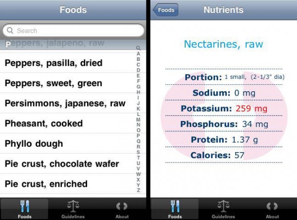 A User Review of KidneyDiet App for the iPhone