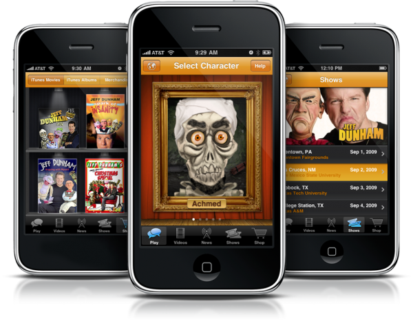 Easy Access to Jeff Dunham With iPhone Application