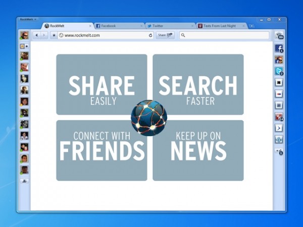 Rock Melt: The Ideal Social Web Browser