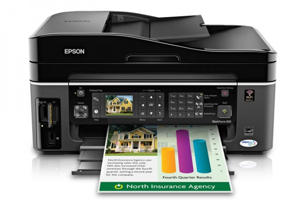 Workforce 610 by Epson is ideal for small office with AIO feature