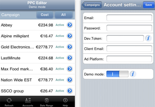 PPC Editor for iPhone