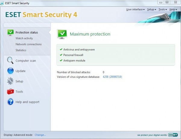 ESET smart security 4 (all in one security)