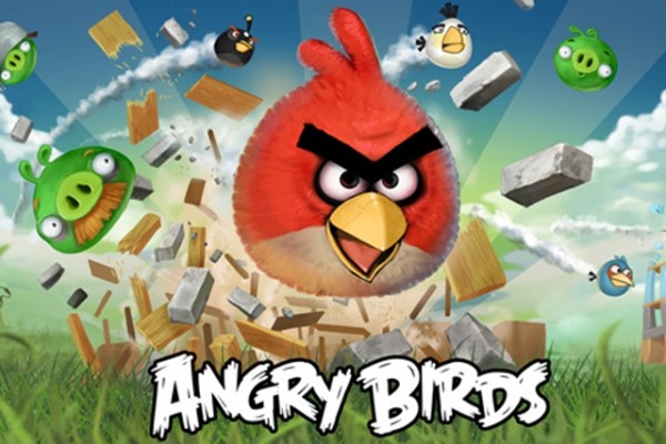 Angry Birds Application on IPhone