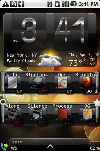 Forecast Weather with Weather and Toggle Widget for Android