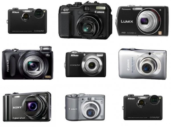 The three main categories of digital cameras