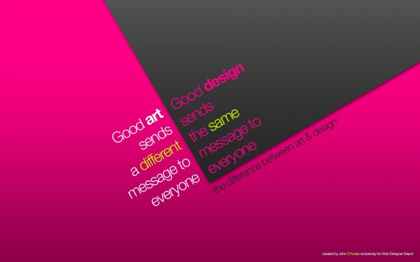 The Deviation between Artists and Designers The Deviation between Artists and Designers