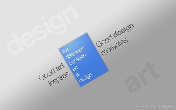 The Deviation between Artists and Designers