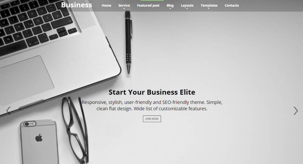 business elite wordpress theme